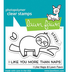 Lawn Fawn I Like Naps - Clear Stamps