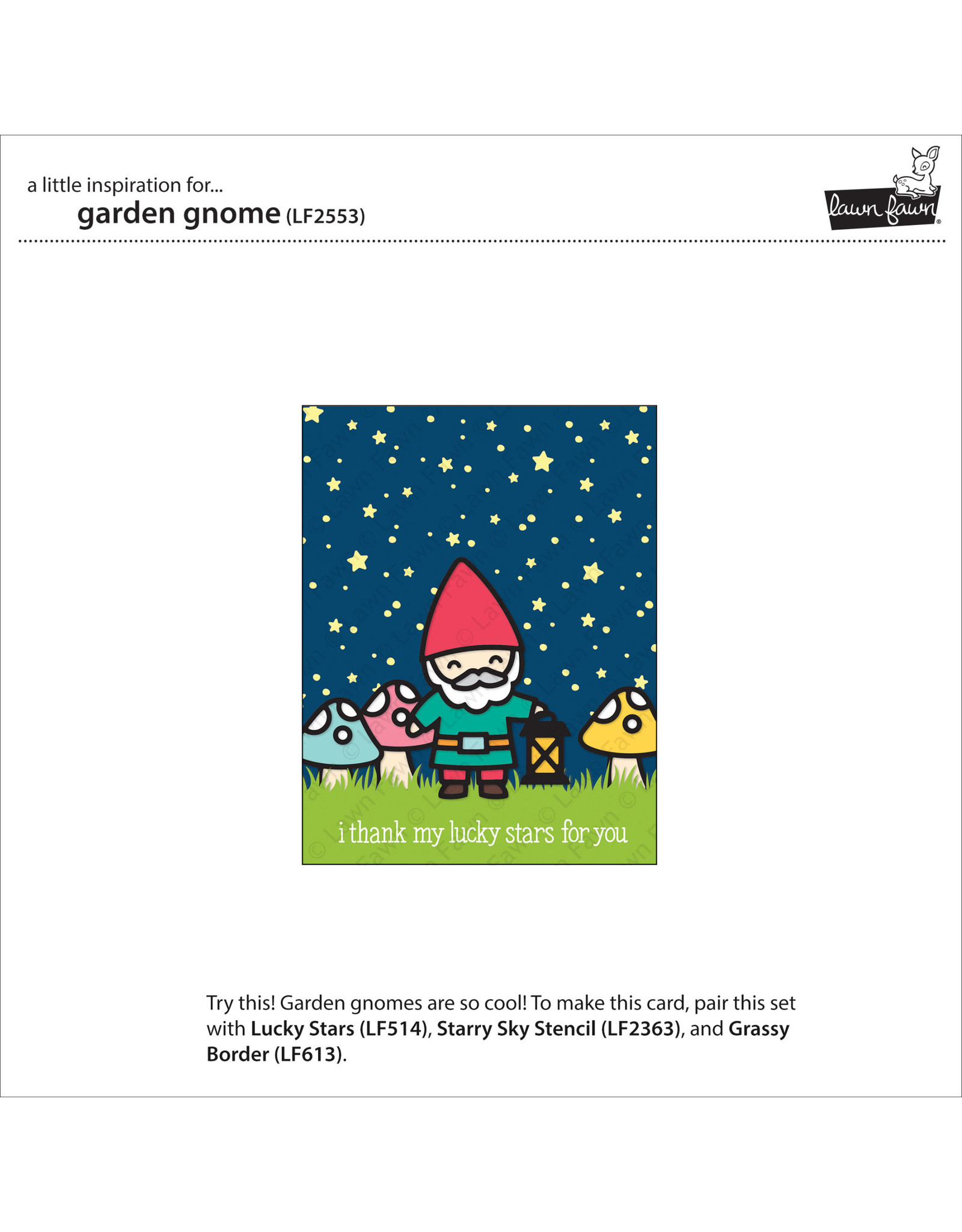 Lawn Fawn Garden Gnome - Lawn Cuts