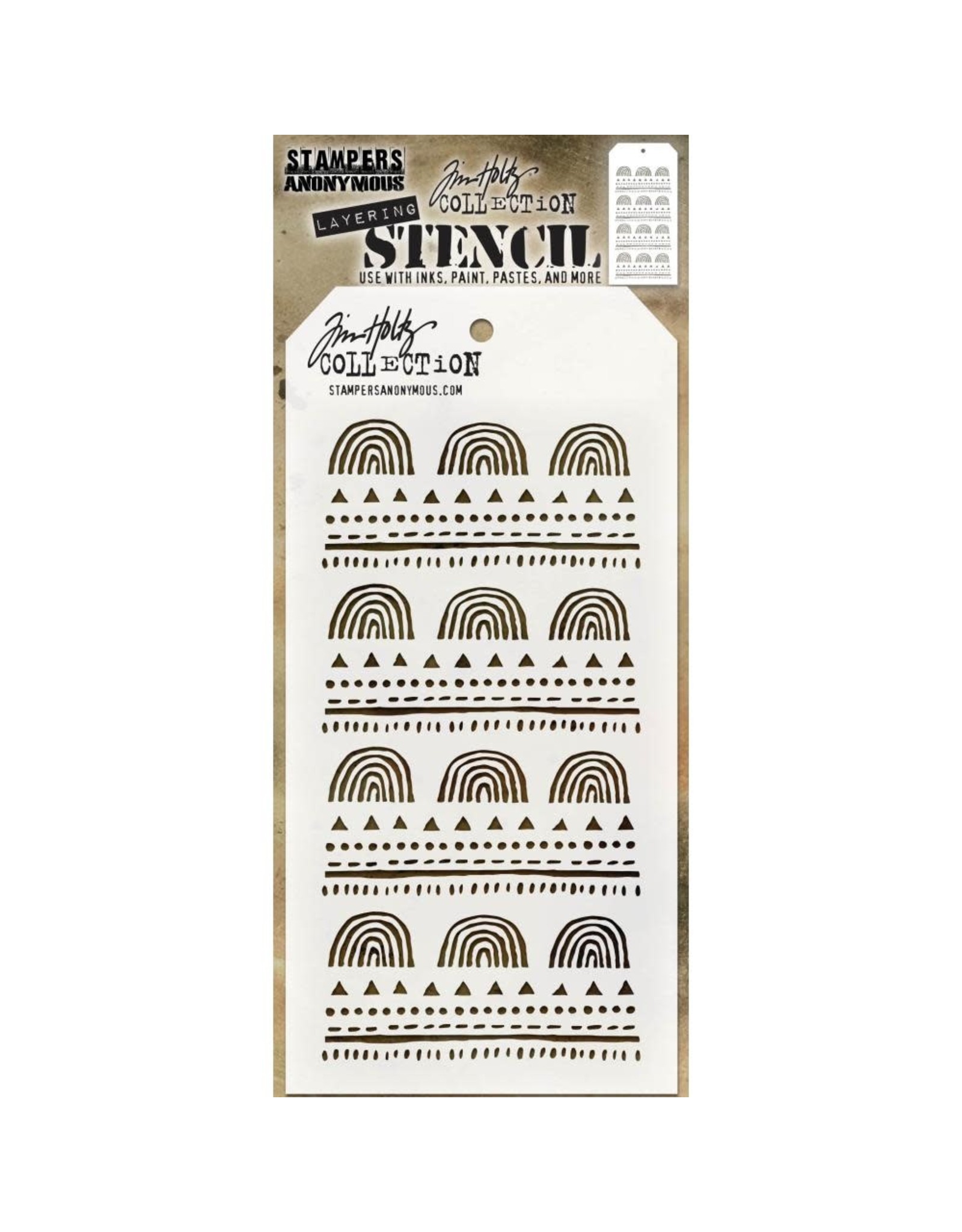 Tim Holtz - Stampers Anonymous NATURE -LAYERED STENCIL