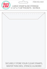 Avery Elle Large Stamp & Die Storage Pockets - 5-1/2” x 7-1/4” Set of 50