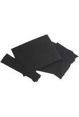 49 AND MARKET FOUNDATIONS JAGGED FLIP FOLIO - BLACK