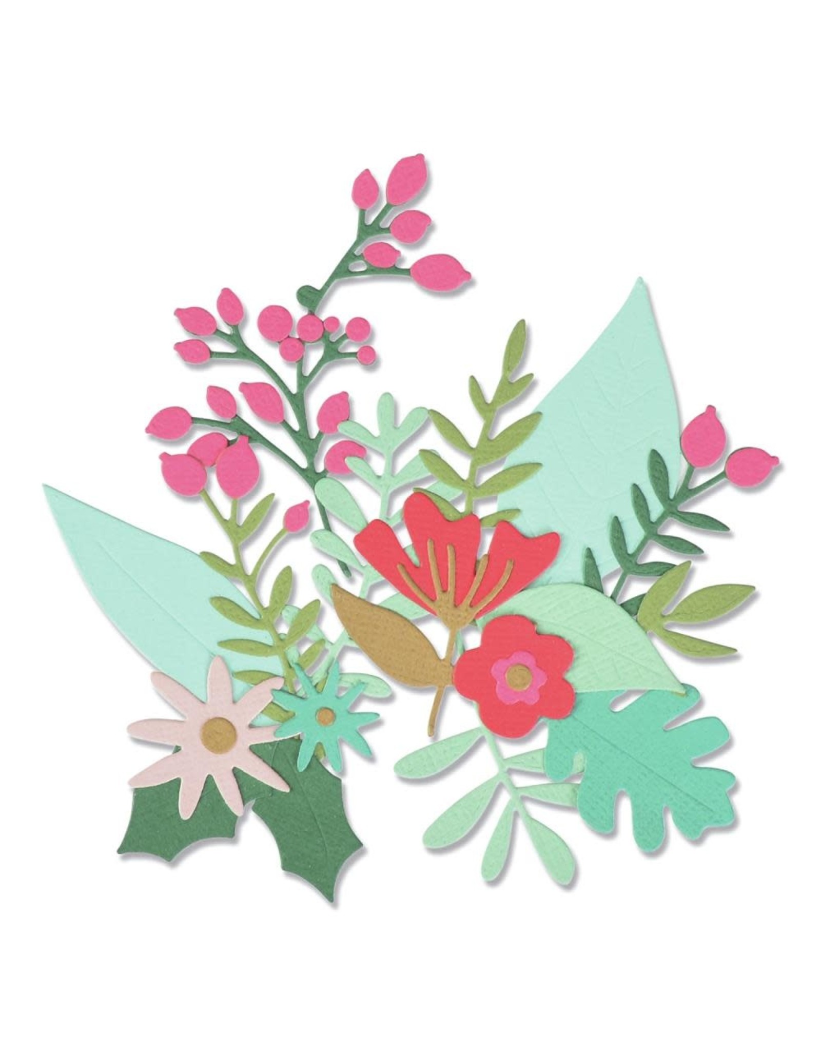 Sizzix Floral Abundane - Sizzix Thinlits Dies