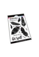 Catherine Pooler Designs Boho Feathers Stamp Set