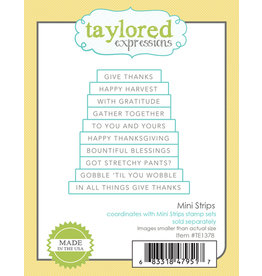 Taylored Expressions Mini Strips Die