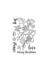 Hero Arts Christmas Rose Clear Stamps