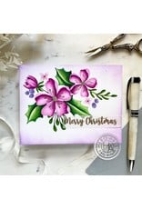 Hero Arts Christmas Rose Clear Stamps