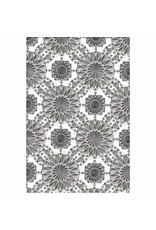 Tim Holtz - Sizzix 3D Texture Fades Embossing Folder Mini Kaleidoscope