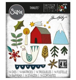 Tim Holtz - Sizzix Thinlits Funky Nordic