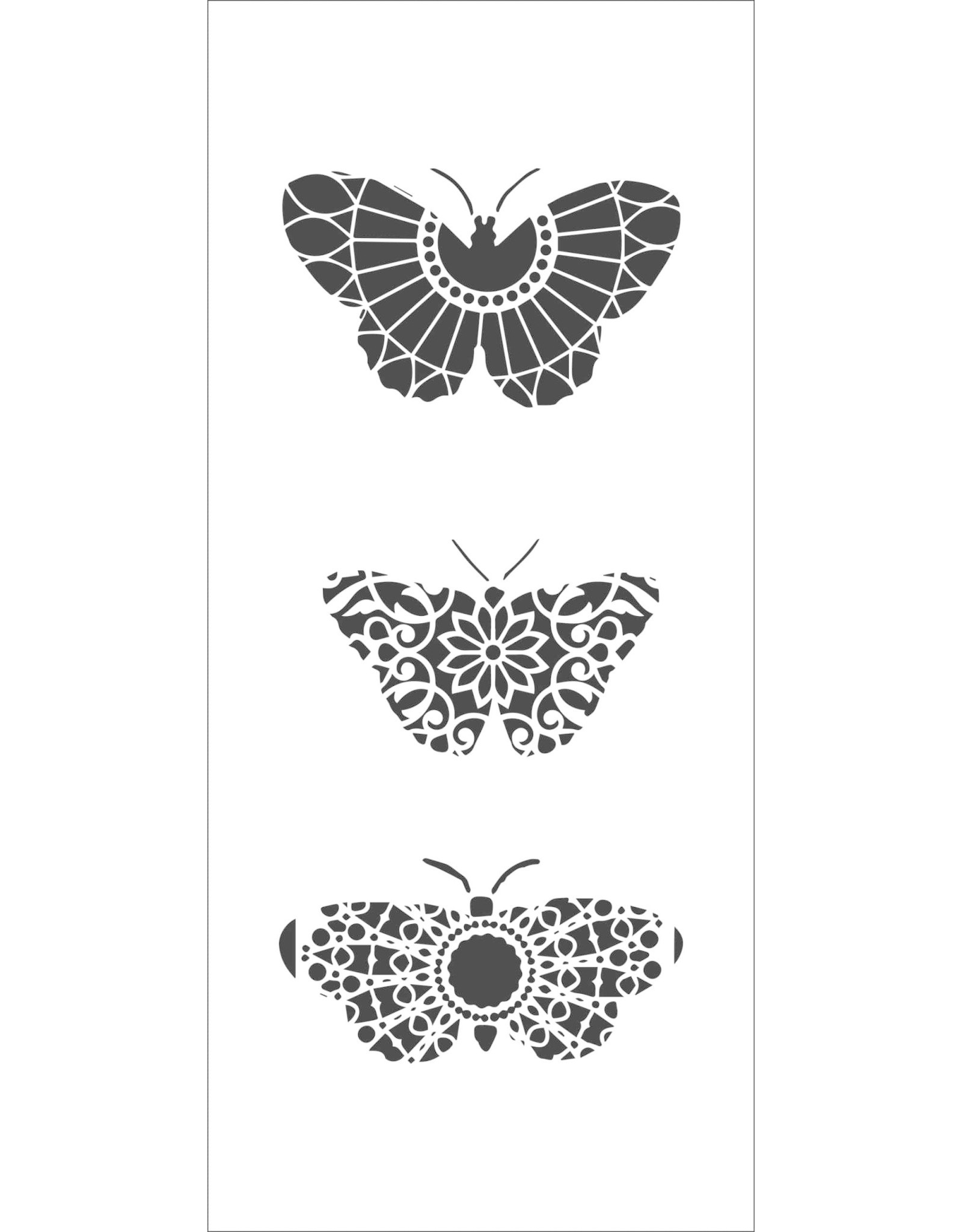 THE CRAFTERS WORKSHOP Monarch Trio Slimline Stencil