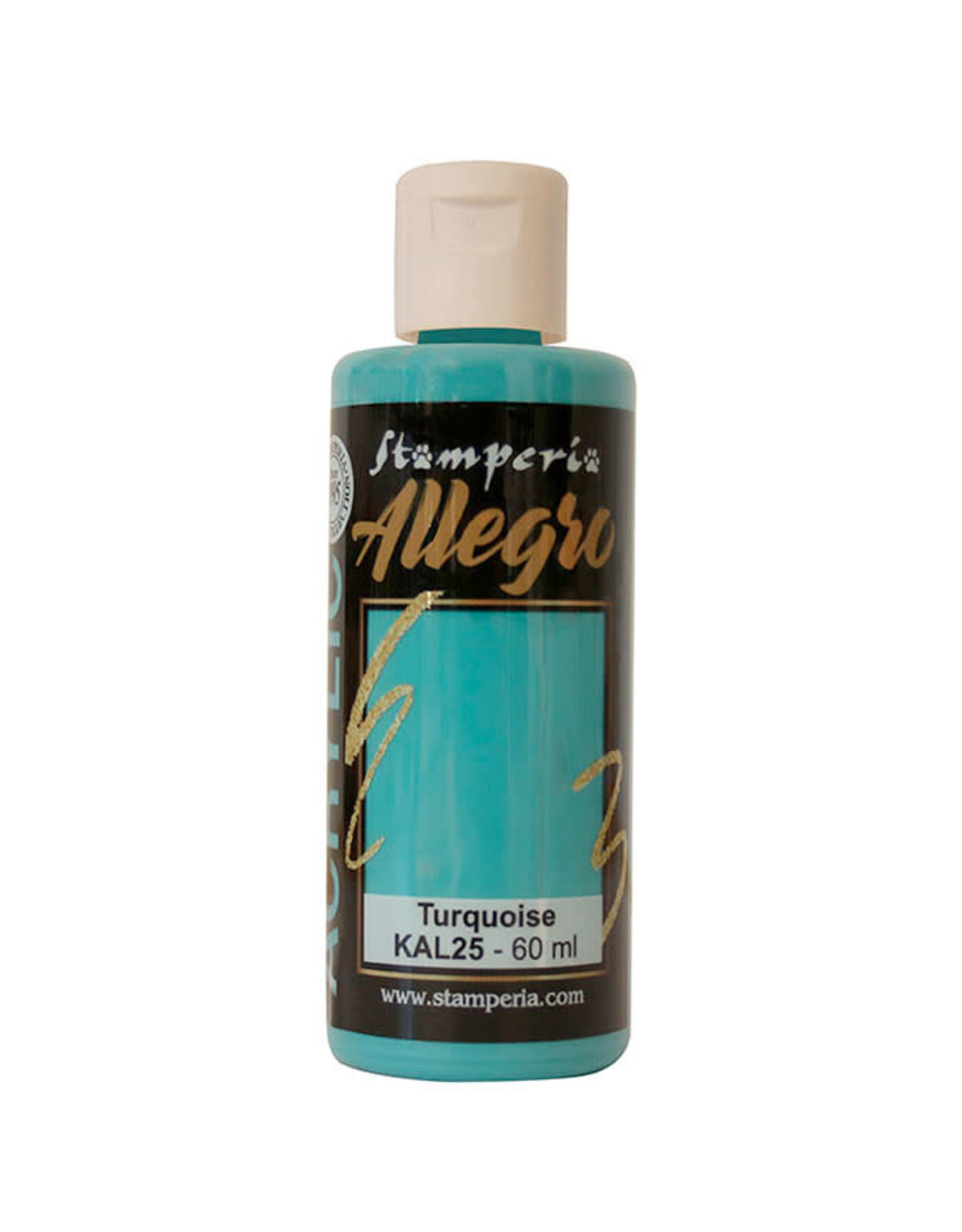 Stamperia Allegro Acrylic Paint- Turquoise