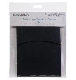 49 AND MARKET Pockets Portrait - Black