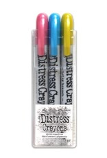 Tim Holtz - Ranger Distress Crayon Pearl Holiday Set 2