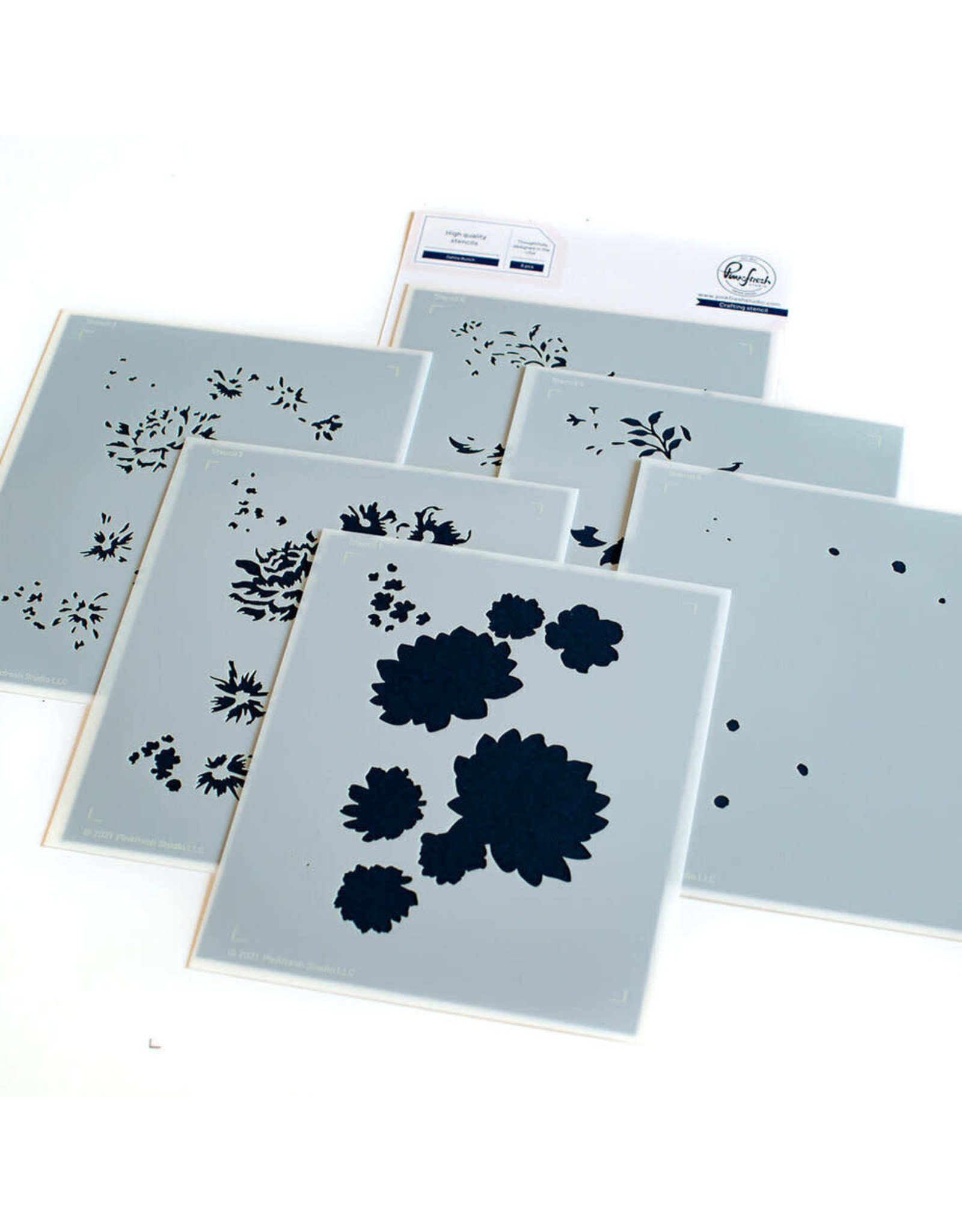 PINKFRESH STUDIO Dahlia Bunch layering stencils