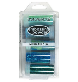 Stampendous Mermaid Sea Embossing Powder Set