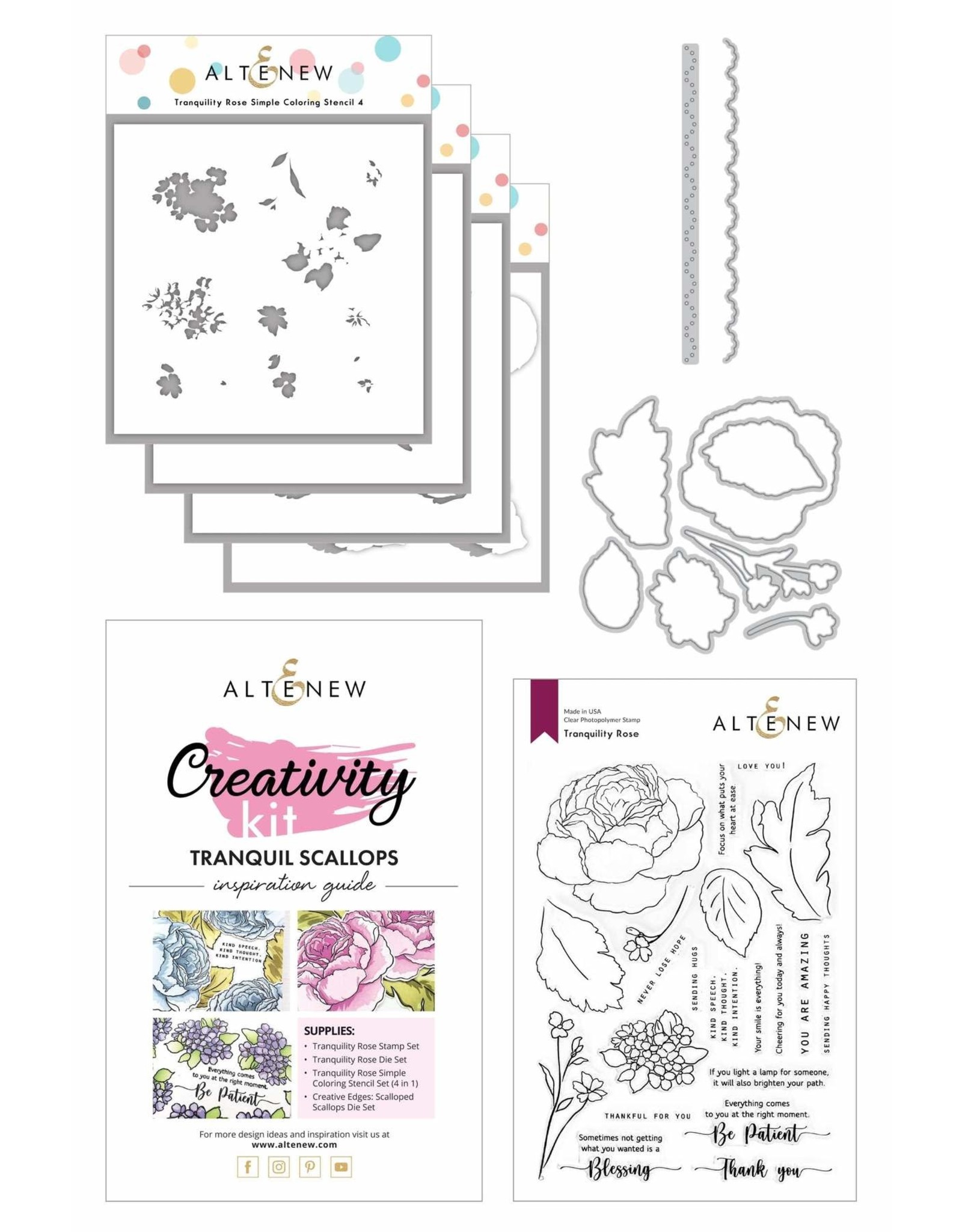 ALTENEW Tranquil Scallops Creativity Cardmaking Kit