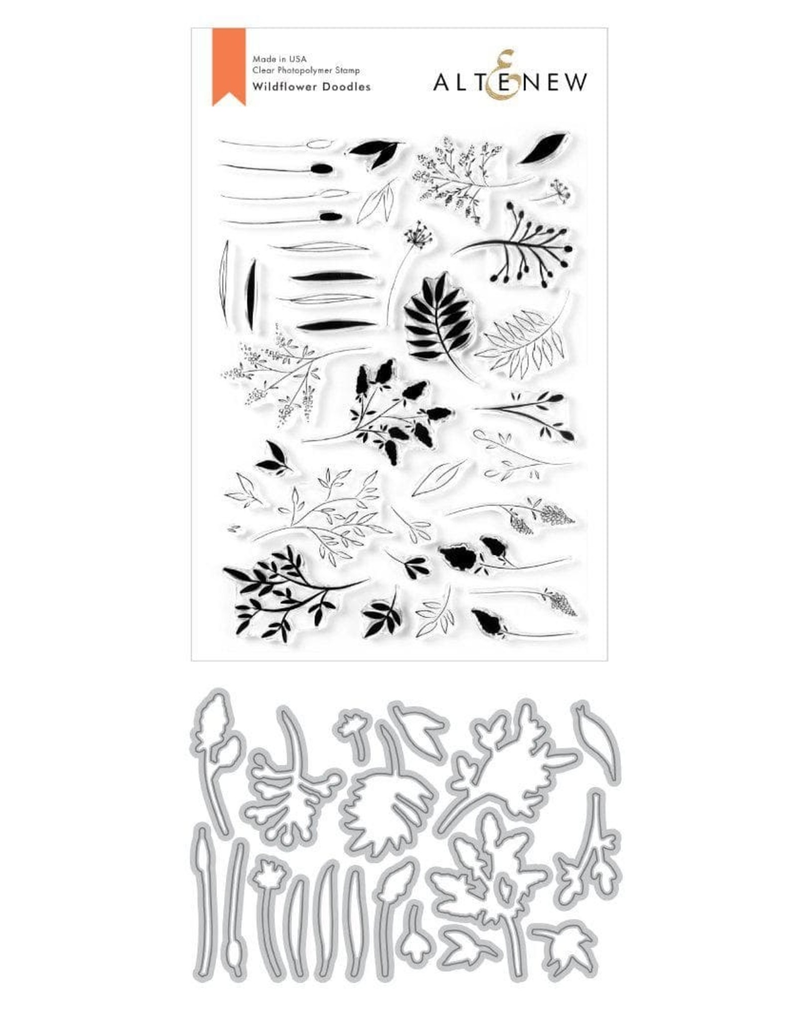 ALTENEW Wildflower Doodles Stamp & Die Bundle