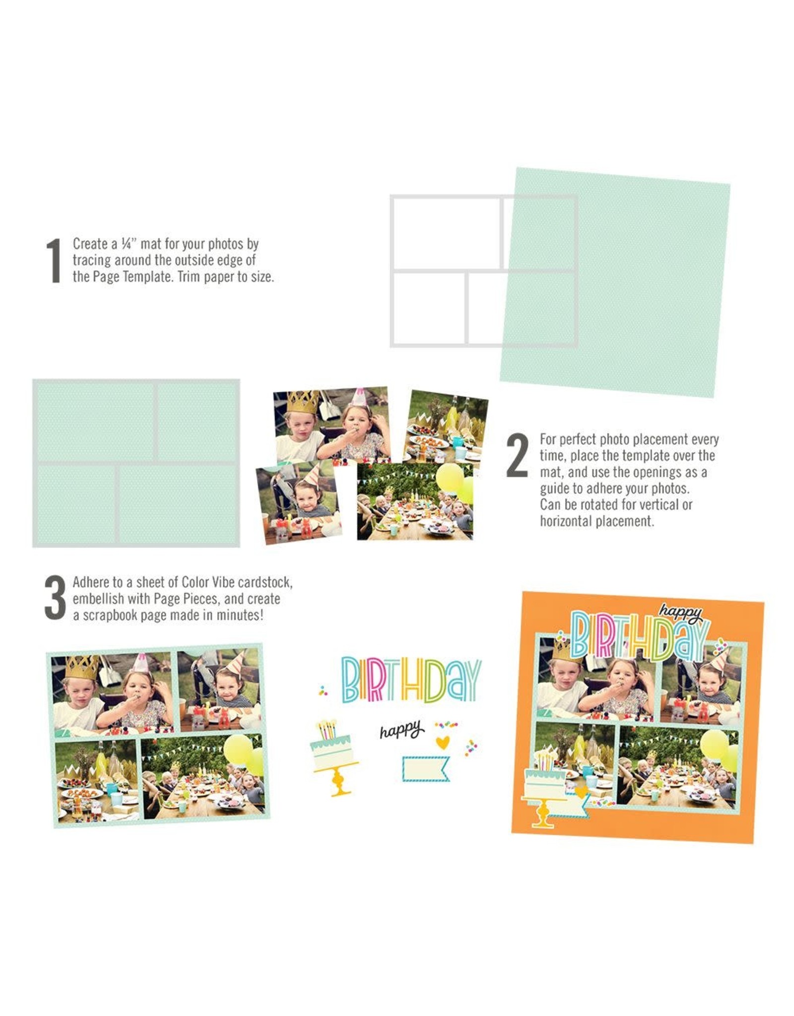 Simple Stories Simple Pages Page Template - Design 9