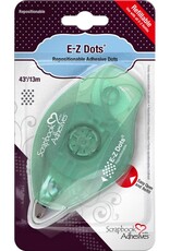 Scrapbook Adhesives E-Z Dots Repositionable Refillable Dispenser- small green
