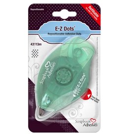 Scrapbook Adhesives E-Z Dots Repositionable Refillable Dispenser- small green