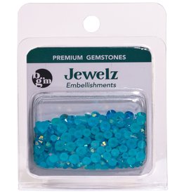 Buttons Galore & More Jewelz-Dark Aqua AB