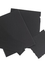 49 AND MARKET Jagged Quarter Flip Folio - Black