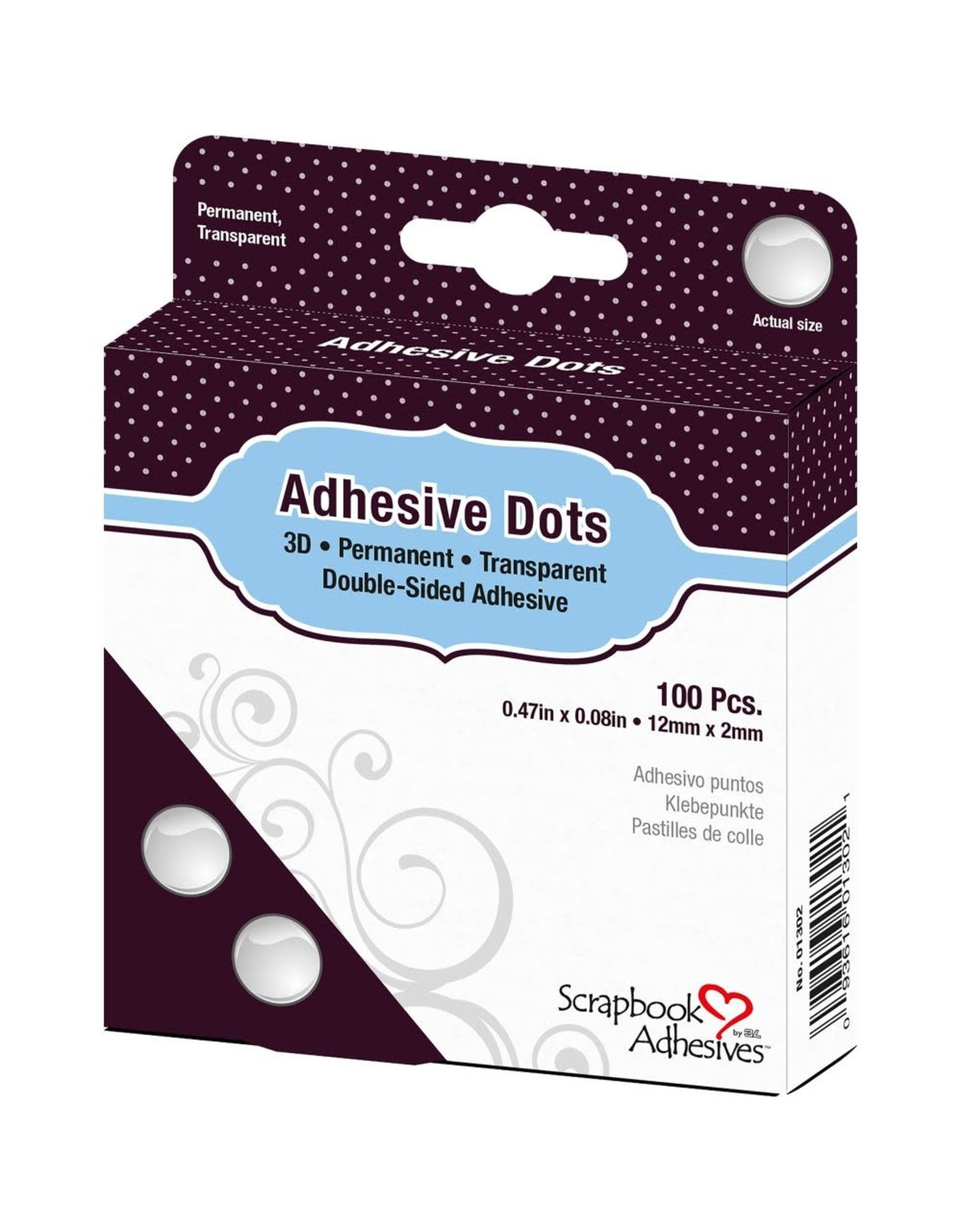 Scrapbook Adhesives Adhesive Dots 3D (0.47)