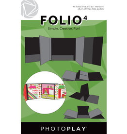 PHOTOPLAY 6.5X6.5 FOLIO 4, Black