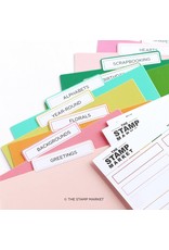 The Stamp Market Stick N Store Labels 4 sheets of 20