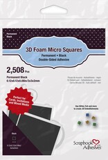 Scrapbook Adhesives 3D Foam MICRO Squares - black