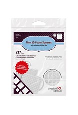 Scrapbook Adhesives Thin 3D Foam Squares - Mix White