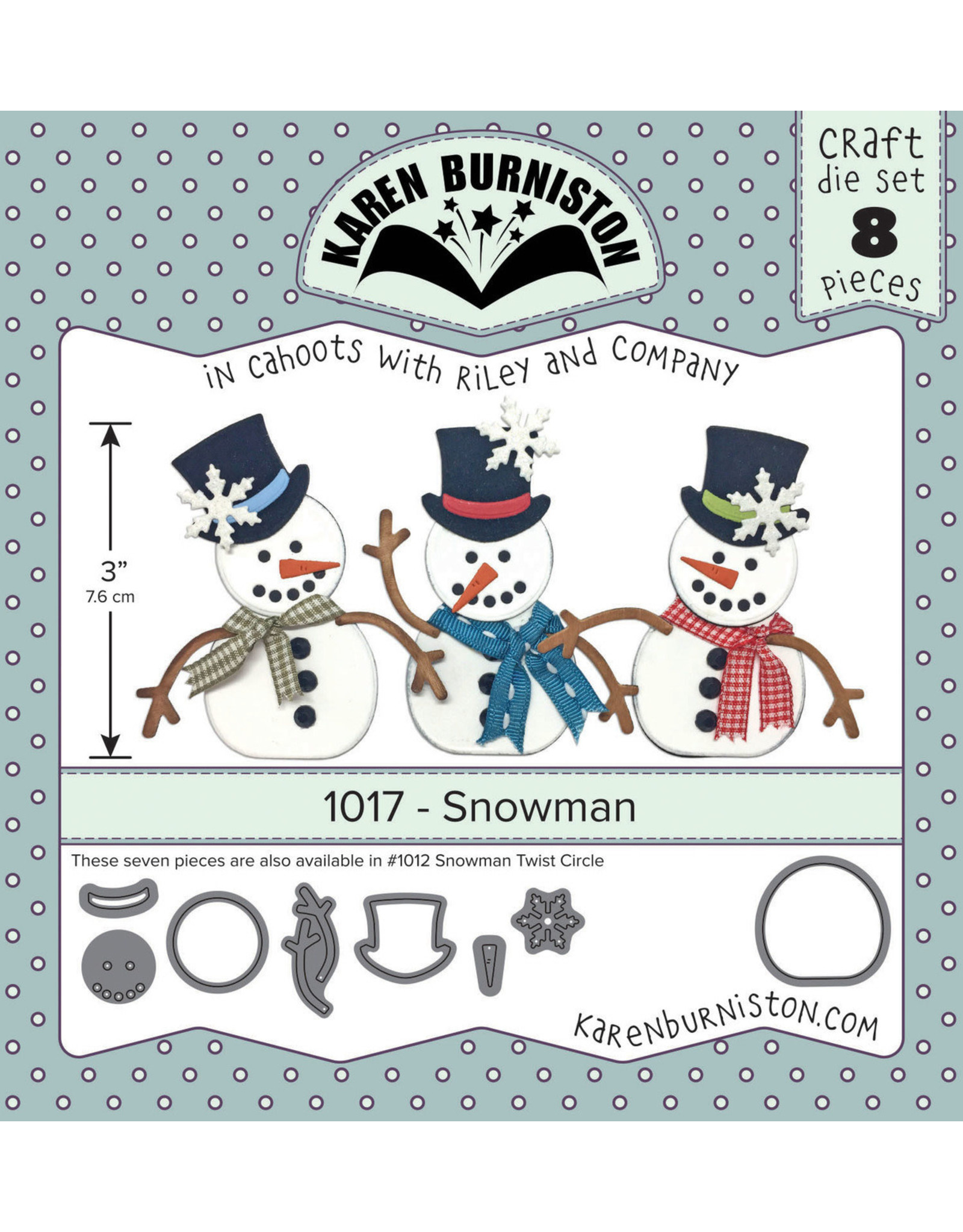 Karen Burniston 1017- Snowman