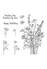 Spellbinders Birthday Bouquet Clear Stamp Set