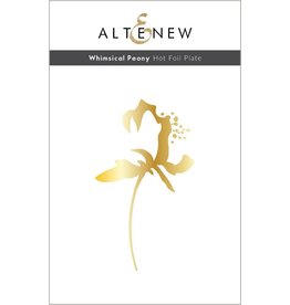 ALTENEW Whimsical Peony Hot Foil Plate