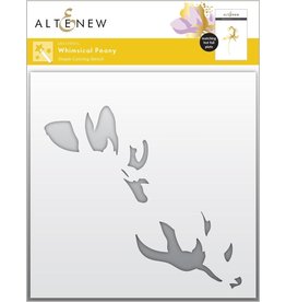 ALTENEW Whimsical Peony Simple Coloring Stencil