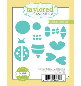 Taylored Expressions Critter Clips - Valentines