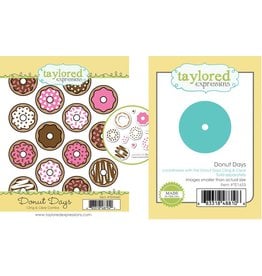 Taylored Expressions Donut Days Cling, Clear & Die Combo