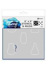 Simon Hurley-Ranger Stencil & Mask Vases