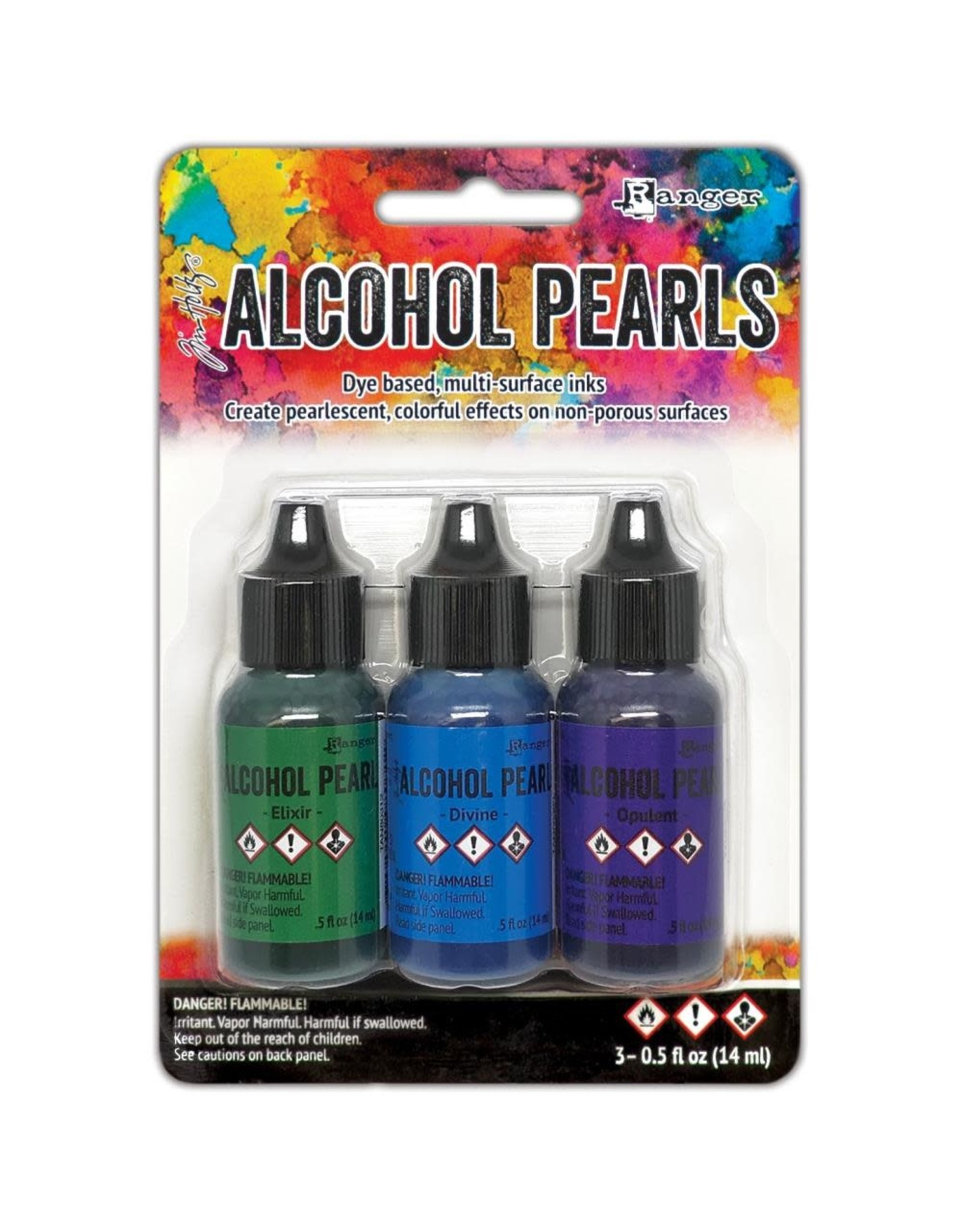 Tim Holtz - Ranger Alcohol Pearls 3 PKG Kit #6