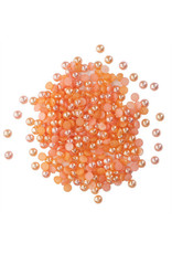 Buttons Galore & More Half Pearlz - Peach
