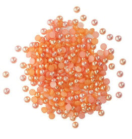 Buttons Galore & More Half Pearlz - Peach