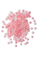 Buttons Galore & More Half Pearlz - Pink Champagne
