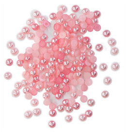 Buttons Galore & More Half Pearlz - Pink Champagne