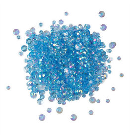 Buttons Galore & More Crystalz - Ocean Blue