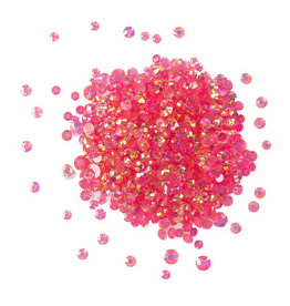 Buttons Galore & More Crystalz - Raspberry