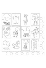 PHOTOPLAY Hush Little Baby  - 12 x 12  - Color Me Sheet