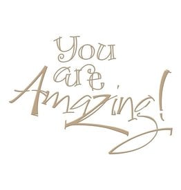 Spellbinders You Are Amazing - Hot Foil Plate