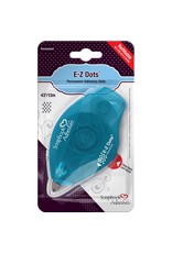 Scrapbook Adhesives E-Z Dots Permanent Refillable Dispenser- small blue