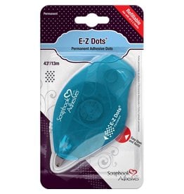 Scrapbook Adhesives E-Z Dots Permanent Refillable Dispenser- small blue