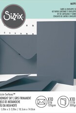 Sizzix Surfacez Cards & Envelopes, A6, Midnight Sky, 10PK