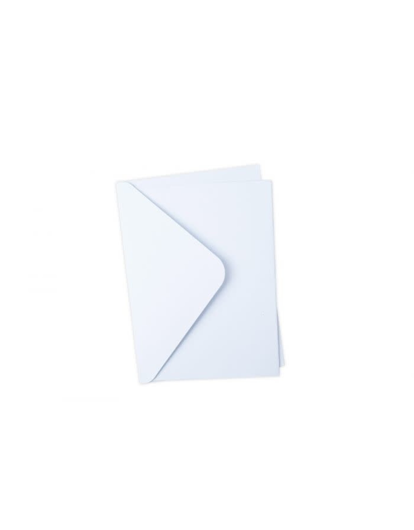 Sizzix Surfacez Cards & Envelopes, A6, White, 10PK